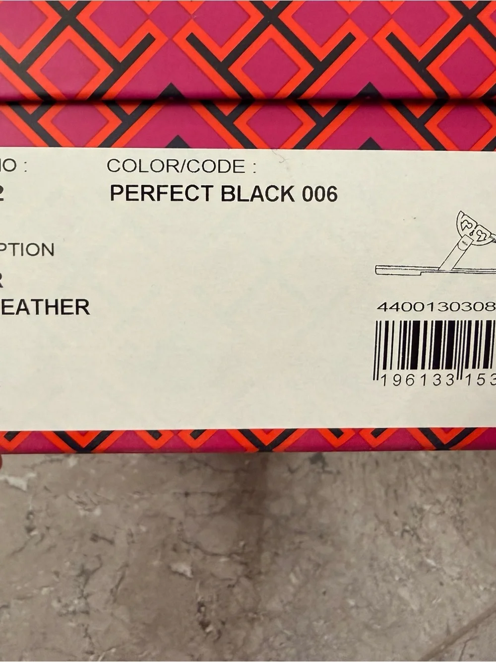 Tory Burch Black Logo Thong Sandals